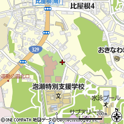 沖縄中部療育センター駐車場周辺の地図