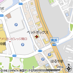 ペットボックス北谷店周辺の地図