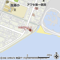 沖縄市ＩＴワークプラザ周辺の地図