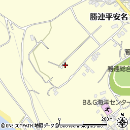 沖縄県うるま市勝連平安名2555周辺の地図