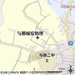 沖縄県うるま市与那城安勢理周辺の地図