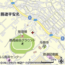 沖縄県うるま市勝連平安名2712周辺の地図