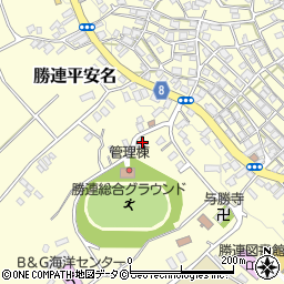 沖縄県うるま市勝連平安名2707周辺の地図