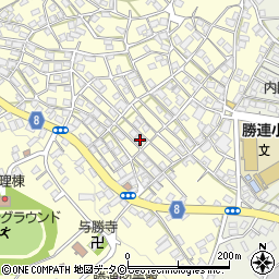 沖縄県うるま市勝連平安名434-2周辺の地図