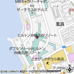 ヒルトン沖縄北谷リゾート周辺の地図