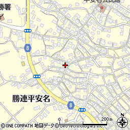 沖縄県うるま市勝連平安名1299周辺の地図