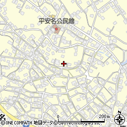 沖縄県うるま市勝連平安名587周辺の地図