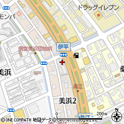 琉球レザーＬＬＡ美浜店周辺の地図