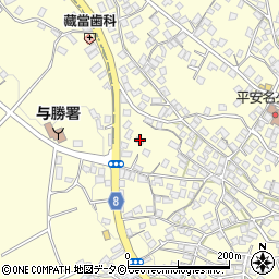 沖縄県うるま市勝連平安名1241周辺の地図