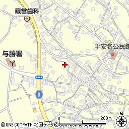 沖縄県うるま市勝連平安名1232周辺の地図