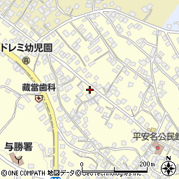 沖縄県うるま市勝連平安名961-2周辺の地図