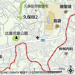 久保田自治公民館周辺の地図