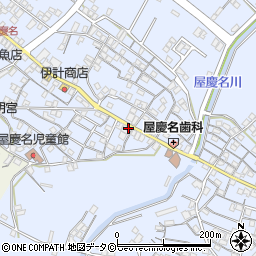 屋慶名周辺の地図