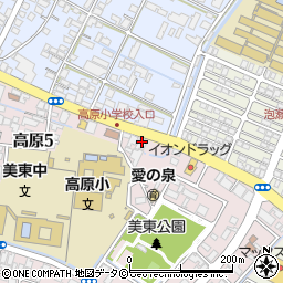 桑江自動車整備工場周辺の地図