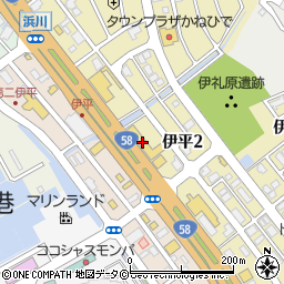 沖縄トヨタ自動車トヨタウン北谷店周辺の地図