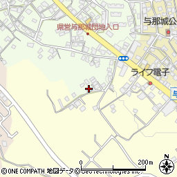 沖縄県うるま市与那城西原17周辺の地図