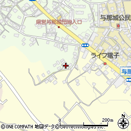 沖縄県うるま市与那城西原13周辺の地図