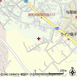 沖縄県うるま市与那城西原16周辺の地図