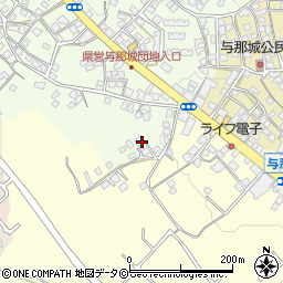 沖縄県うるま市与那城西原14周辺の地図