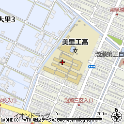 沖縄県立美里工業高等学校周辺の地図