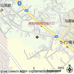 沖縄県うるま市与那城西原28周辺の地図