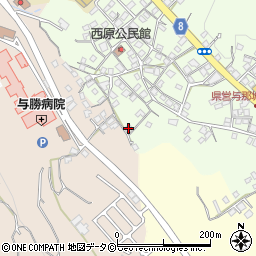 沖縄県うるま市与那城西原56周辺の地図