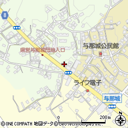 沖縄県うるま市与那城西原1031周辺の地図