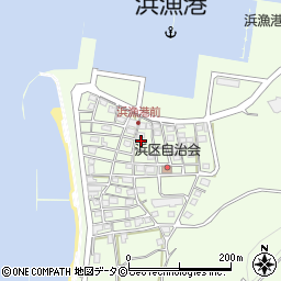 沖縄県うるま市勝連浜周辺の地図