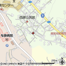 沖縄県うるま市与那城西原62周辺の地図