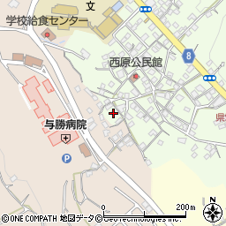 沖縄県うるま市与那城西原76周辺の地図