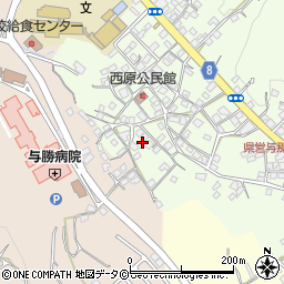 沖縄県うるま市与那城西原69周辺の地図