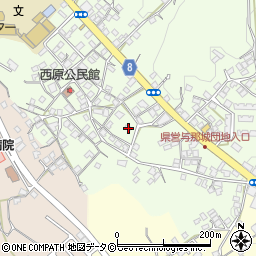 沖縄県うるま市与那城西原705周辺の地図