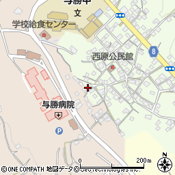 沖縄県うるま市与那城西原80周辺の地図