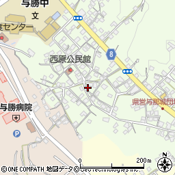 沖縄県うるま市与那城西原692周辺の地図