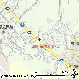 沖縄県うるま市与那城西原991周辺の地図