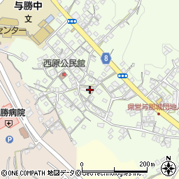 沖縄県うるま市与那城西原690周辺の地図