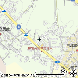 沖縄県うるま市与那城西原814周辺の地図