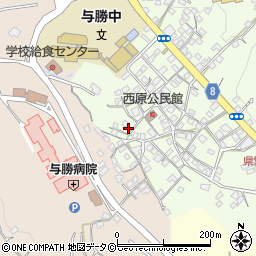 沖縄県うるま市与那城西原88周辺の地図