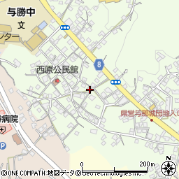 沖縄県うるま市与那城西原689周辺の地図