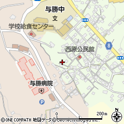 沖縄県うるま市与那城西原87周辺の地図