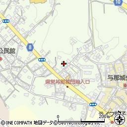 沖縄県うるま市与那城西原816周辺の地図