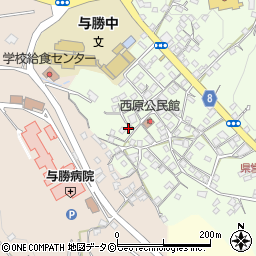 沖縄県うるま市与那城西原90周辺の地図