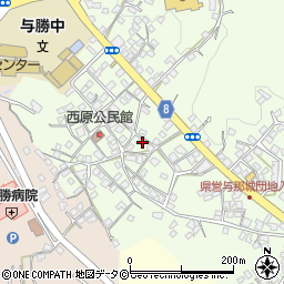 沖縄県うるま市与那城西原688周辺の地図