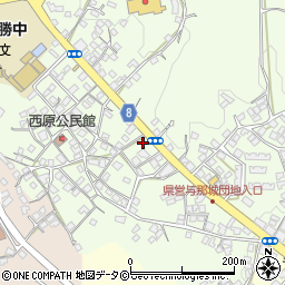 沖縄県うるま市与那城西原721周辺の地図