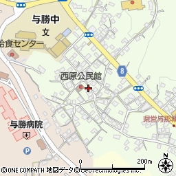 沖縄県うるま市与那城西原97周辺の地図