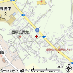 沖縄県うるま市与那城西原681周辺の地図