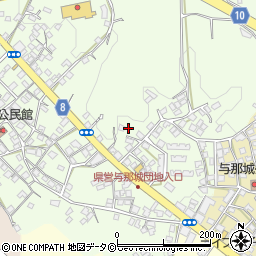 沖縄県うるま市与那城西原817周辺の地図