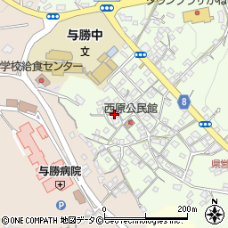 沖縄県うるま市与那城西原92周辺の地図