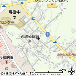 沖縄県うるま市与那城西原671周辺の地図