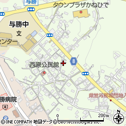 沖縄県うるま市与那城西原677周辺の地図